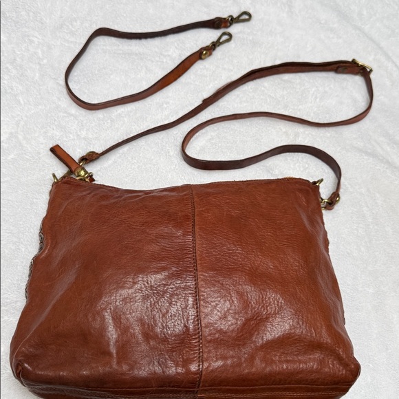 Campomaggi Brown Leather Shoulder Bag - Picture 4 of 5